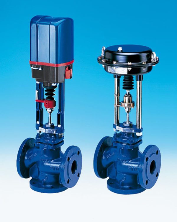 ARI-STEVI® 470 Motor control valve in straight way pattern